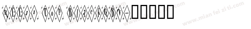 REEJI Top BlackGBV字体转换